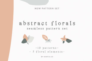Abstract Floral Seamless Pattern for Graphic Design Projects