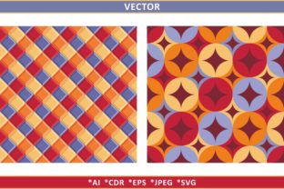 Abstract Seamless Geometric Pattern for Crafting and Design