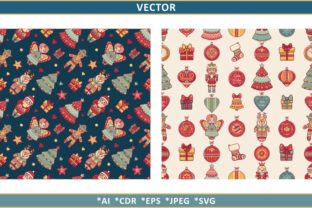 Christmas Clipart. Christmas Seamless for Branding and Marketing