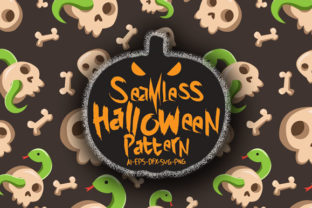 Halloween Seamless Patterns 22 – A Graphic Design Asset for Seasonal Content
