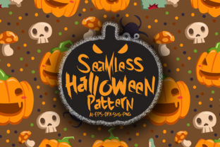 Halloween Seamless Patterns 31 Graphics for Handmade Creations