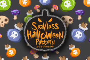 Halloween Seamless Patterns 32 – A Versatile Graphic Design Asset