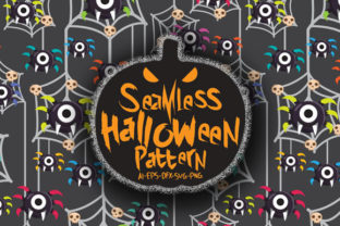 Halloween Seamless Patterns 4 for Graphic Design Projects