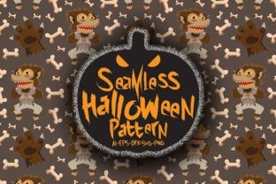 Halloween Seamless Patterns 44 Graphics