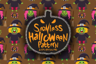 Halloween Seamless Patterns 45 – A Versatile Graphic Design Asset