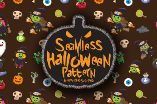 Halloween Seamless Patterns 48 – A Graphic Design Asset for Local Branding