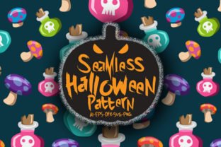 Halloween Seamless Patterns 54 - A Graphic Design Asset for Seasonal Projects