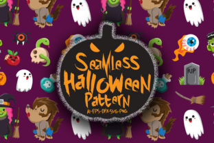 Halloween Seamless Patterns 55 – A Graphic Design Asset for Seasonal Projects