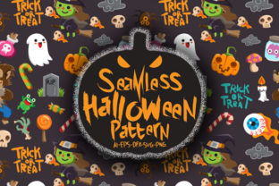 Halloween Seamless Patterns 57 Graphics