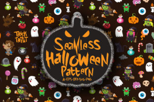 Halloween Seamless Patterns 60 Graphics