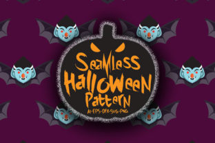 Halloween Seamless Patterns 61 Graphics