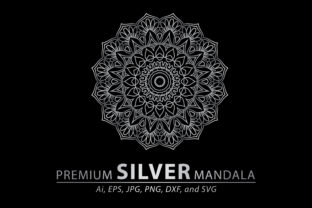 Premium Silver Mandala Vector Pattern Review
