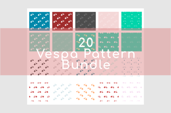 Vespa Patterns Bring Graphic Elegance to Design Projects